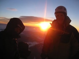 Sunrise on Mount Rainier