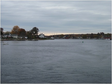Mystic River in the Fall