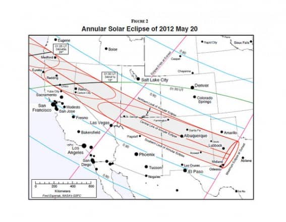 Eclipse map